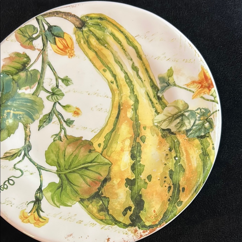 PIER 1  PUMPKIN PATCH SQUASH PLATE - Picture 2 of 11